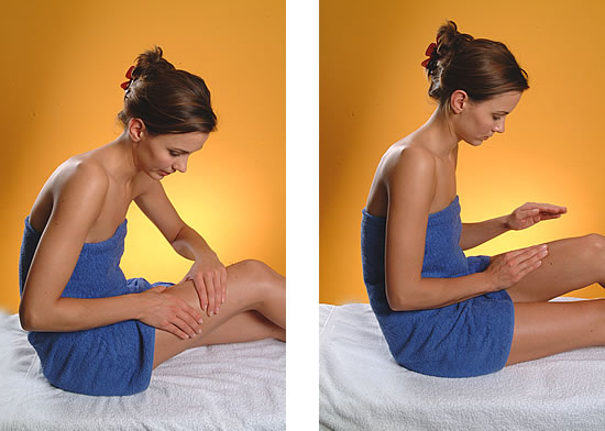 Massage: Kneten und Klopfen Massage: Kneten und Klopfen